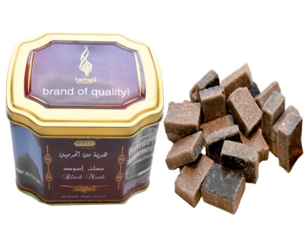Hemani Black Musk Amber Duftblock in 250g Dose